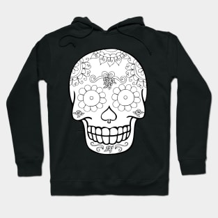 You Color Sugar Skull Hoodie